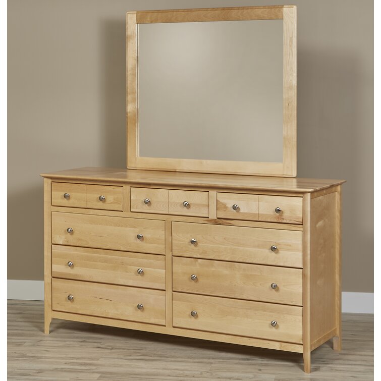 Solid oak outlet wood dresser